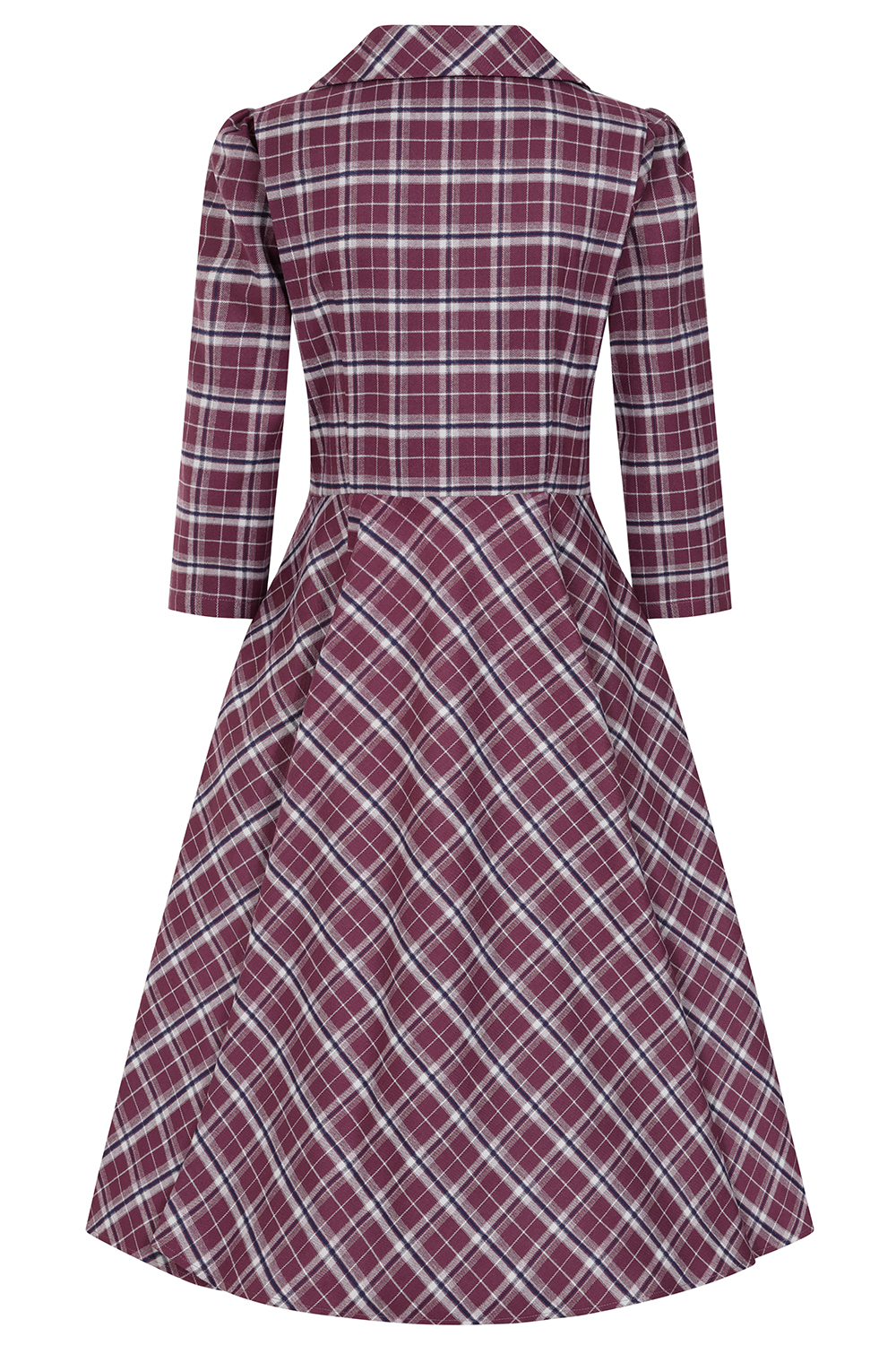 Lowe Tartan Swing Dress in Extended Sizing